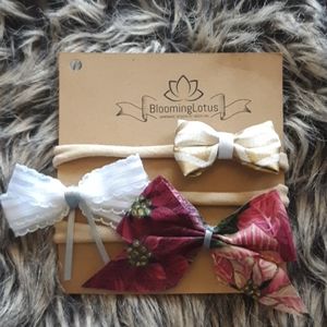 3 different types nylon headbands